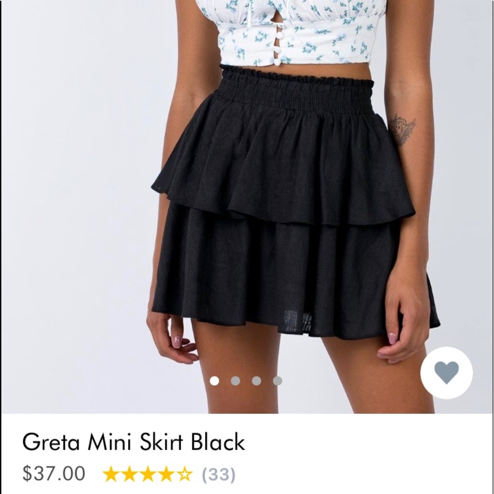 PRINCESS POLLY greta mini skirt